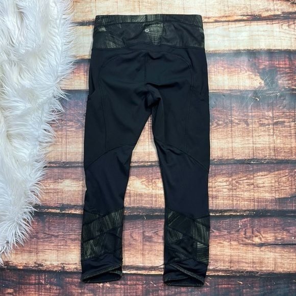 lululemon athletica Pants - RELISTED  Lululemon Green Leggings Crops